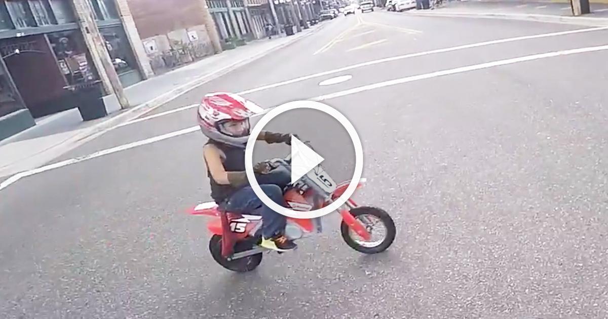 6 year old kid leads a motorcycle group ride Visordown